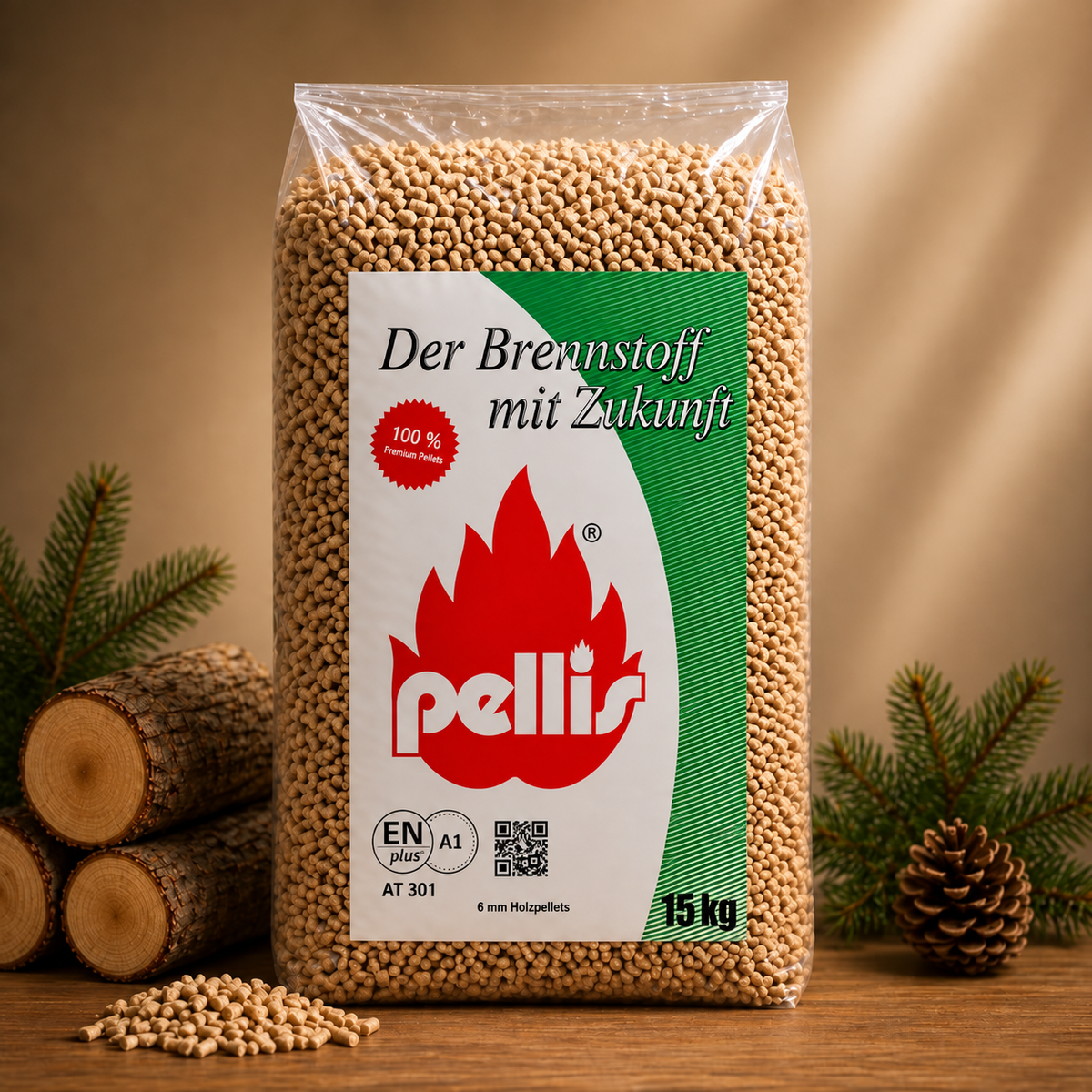 Avstrijski peleti - Pellis A1 (990kg)
