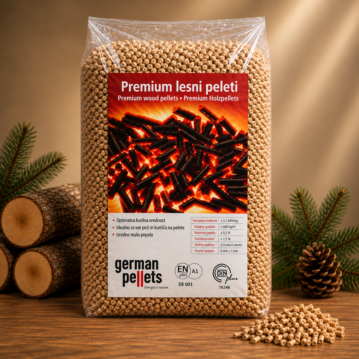 Peleti German Pellets A1 (990kg)